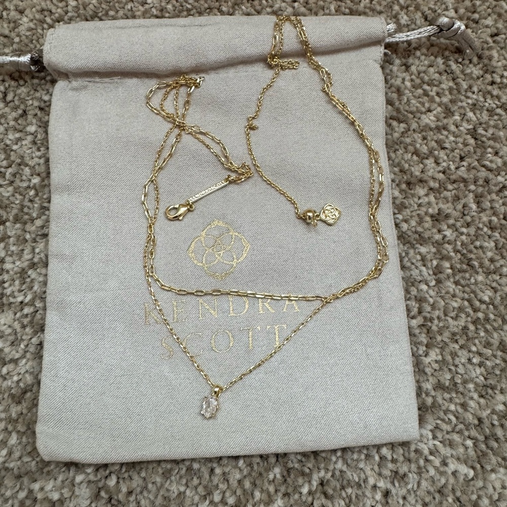 Kendra Scott Gold Layered Necklace